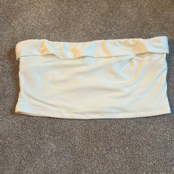 Princess Polly white tube top, crop top - Picture 1 of 3